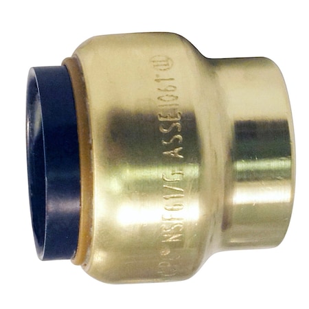 Apollo 1/2 in. Brass Push-to-Connect Cap FSBCAP12